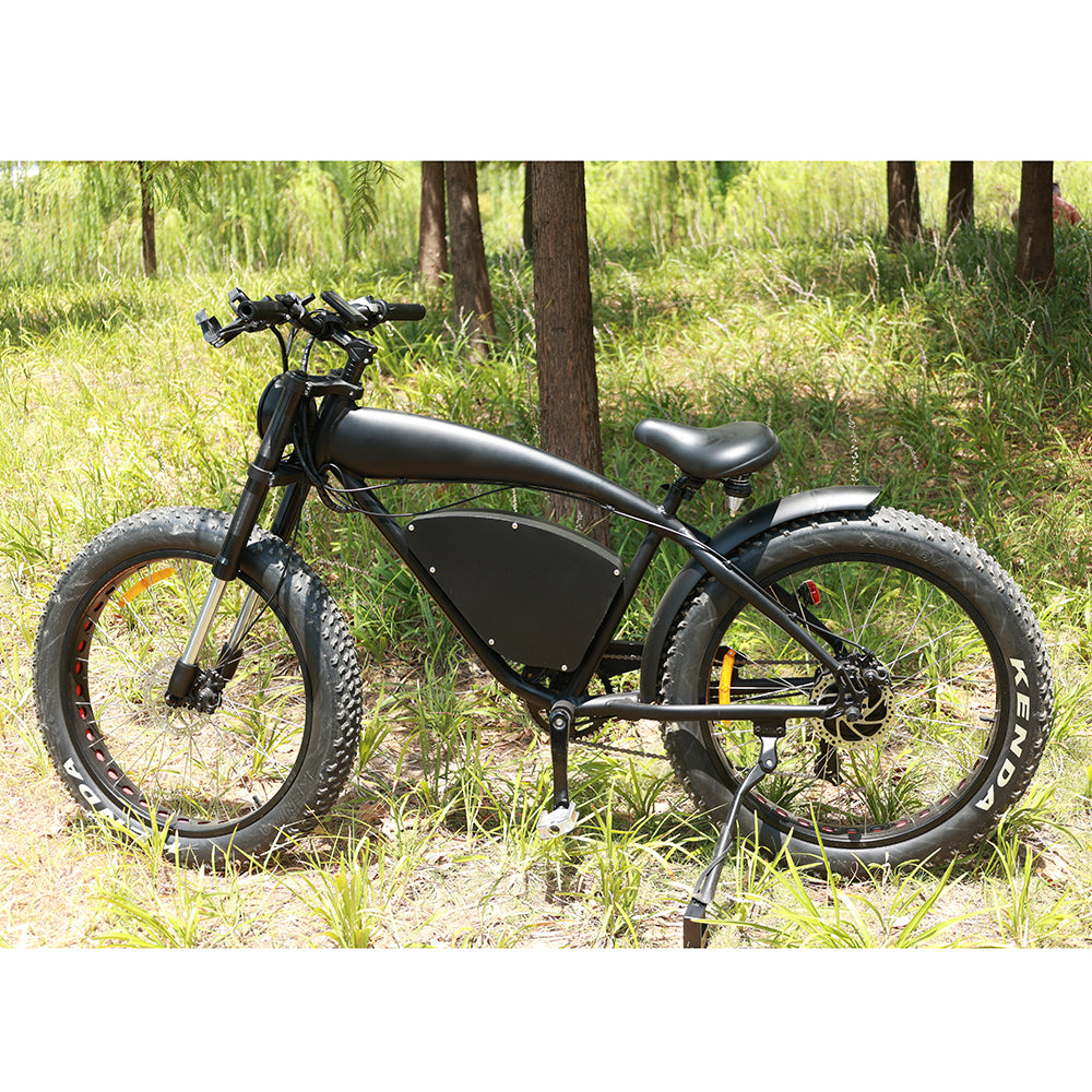 26-inch high carbon steel full suspension electric bikes（E9）