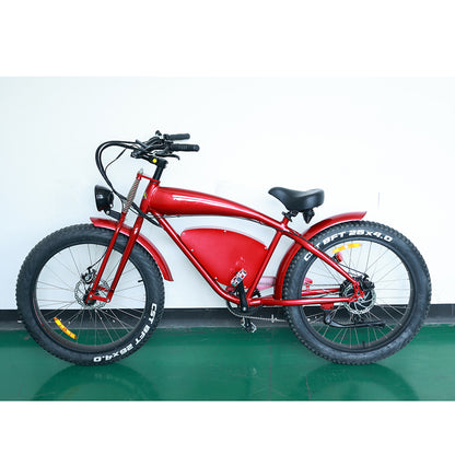 26-inch high carbon steel full suspension electric bikes（E9）