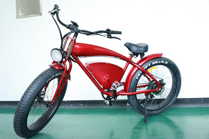 26-inch high carbon steel full suspension electric bikes（E9）